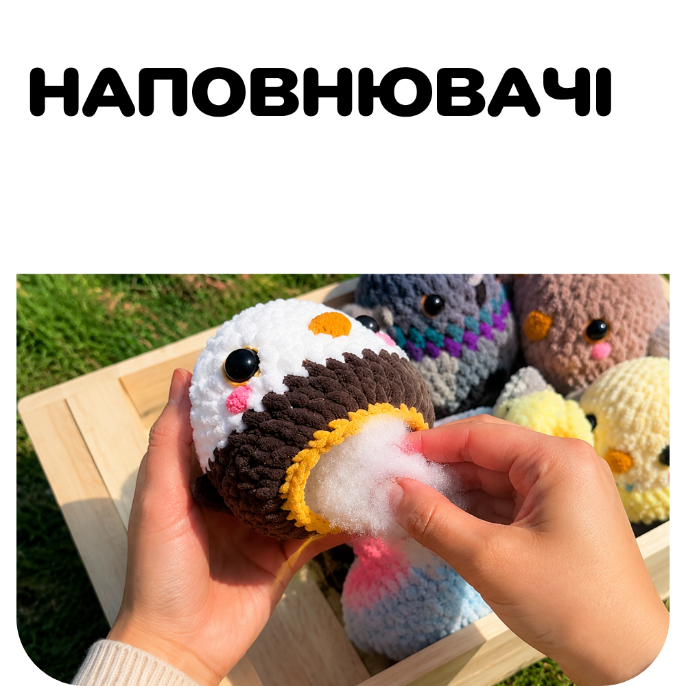 Наповнювачі для іграшок та подушок