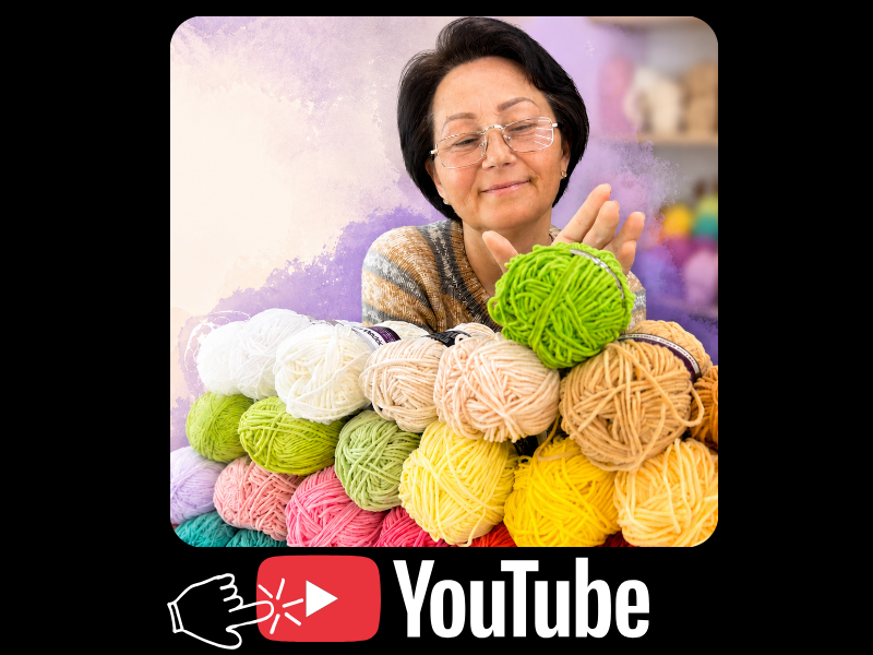 Огляд пряжі Candy-Yarn Micro Velour — нове відео на YouTube