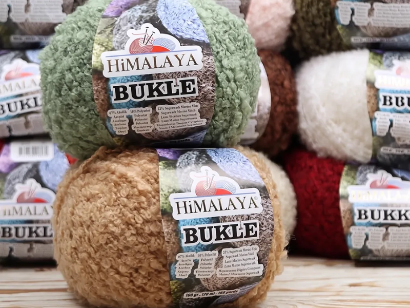 Пряжа Himalaya Bukle: огляд, характеристики та поради для в'язання