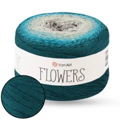 YarnArt Flowers / Флаверс, 250г/1000м пряжа з бавовни та акрилу &ndash; купити | Candy Yarn