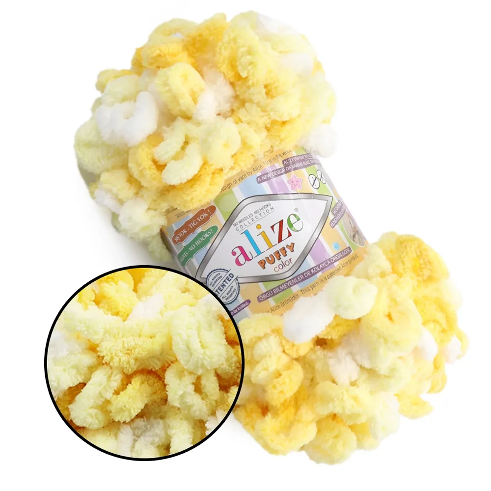 Alize Puffy Color, №5921 – купити | Candy Yarn