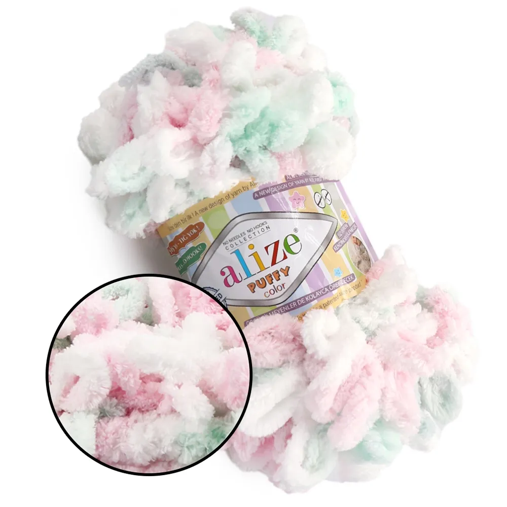 Alize Puffy Color, №6052 – купити | Candy Yarn