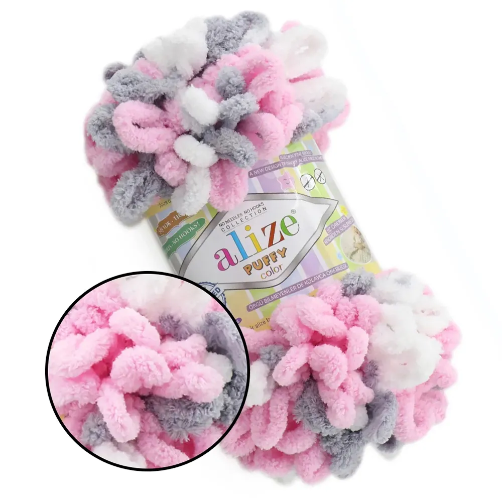 Alize Puffy Color, №6370 – купить | Candy Yarn
