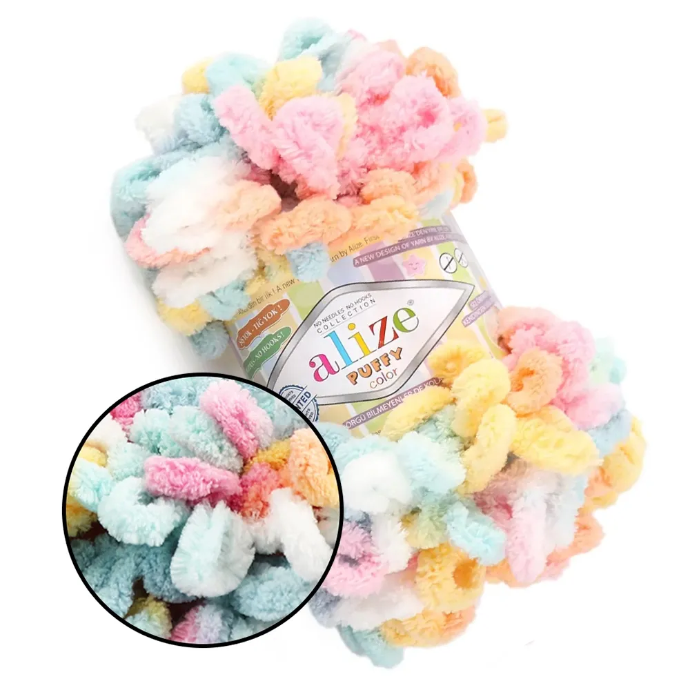 Alize Puffy Color, №6521 – купить | Candy Yarn