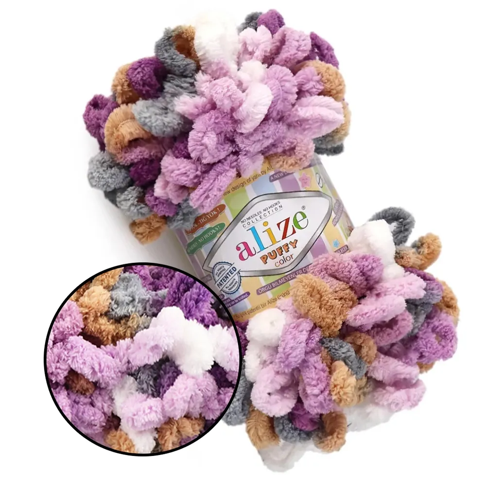 Alize Puffy Color, №6522 – купити | Candy Yarn