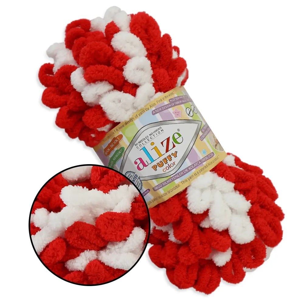 Alize Puffy Color, №6574 – купить | Candy Yarn