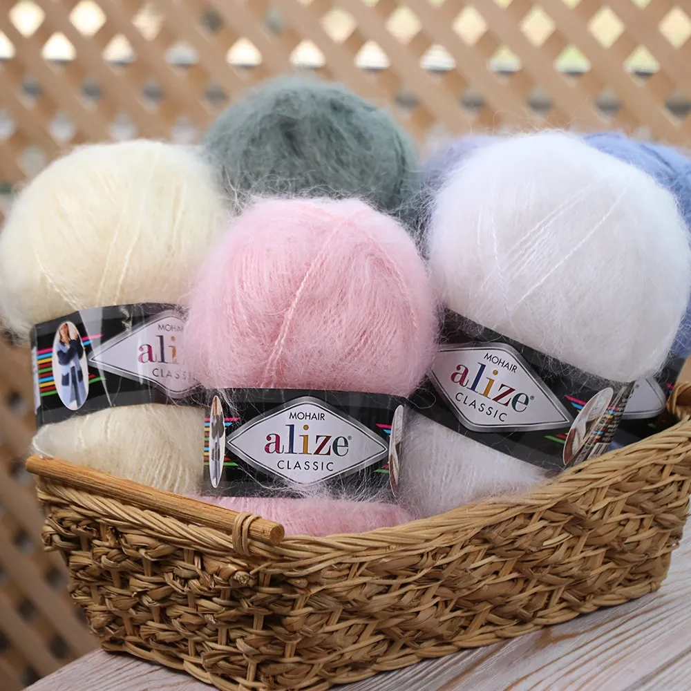 Alize Mohair Classic, Блакитний №40 – купити | Candy Yarn