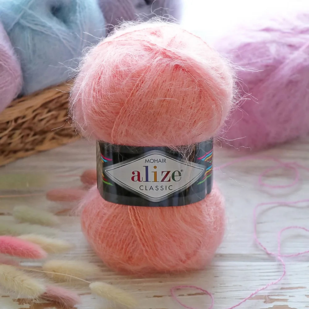 Alize Mohair Classic, Рожевий зефір №271 – купити | Candy Yarn