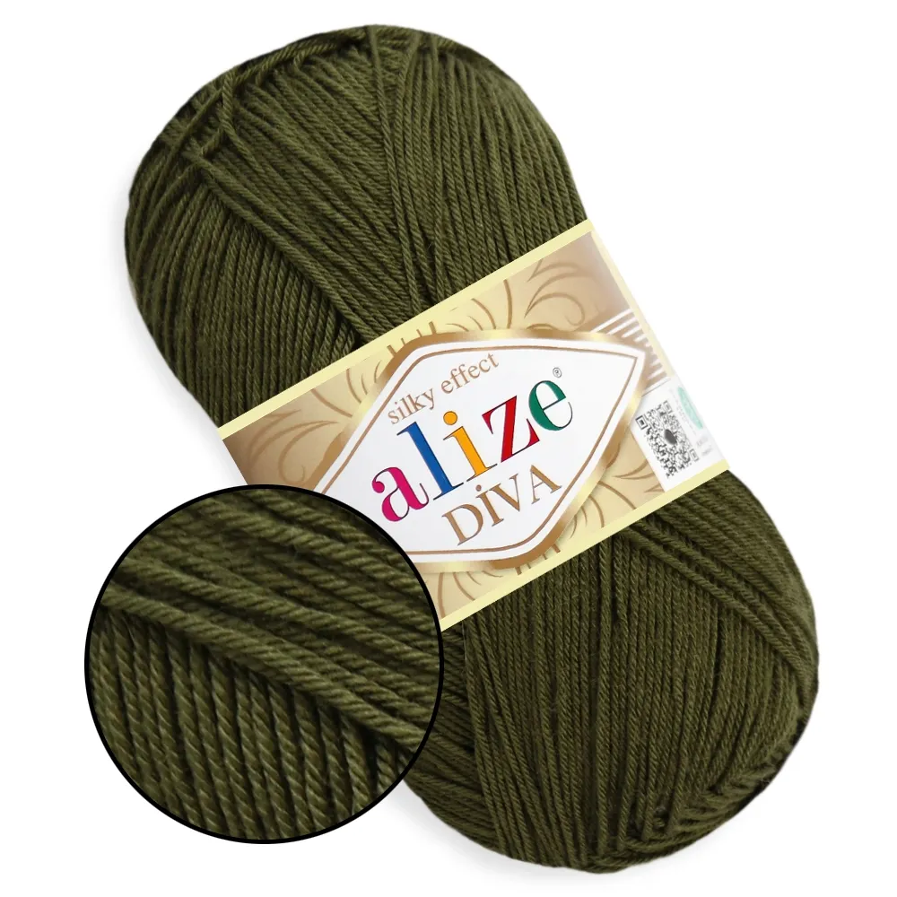 Alize Diva, Ялівець №567 – купити | Candy Yarn