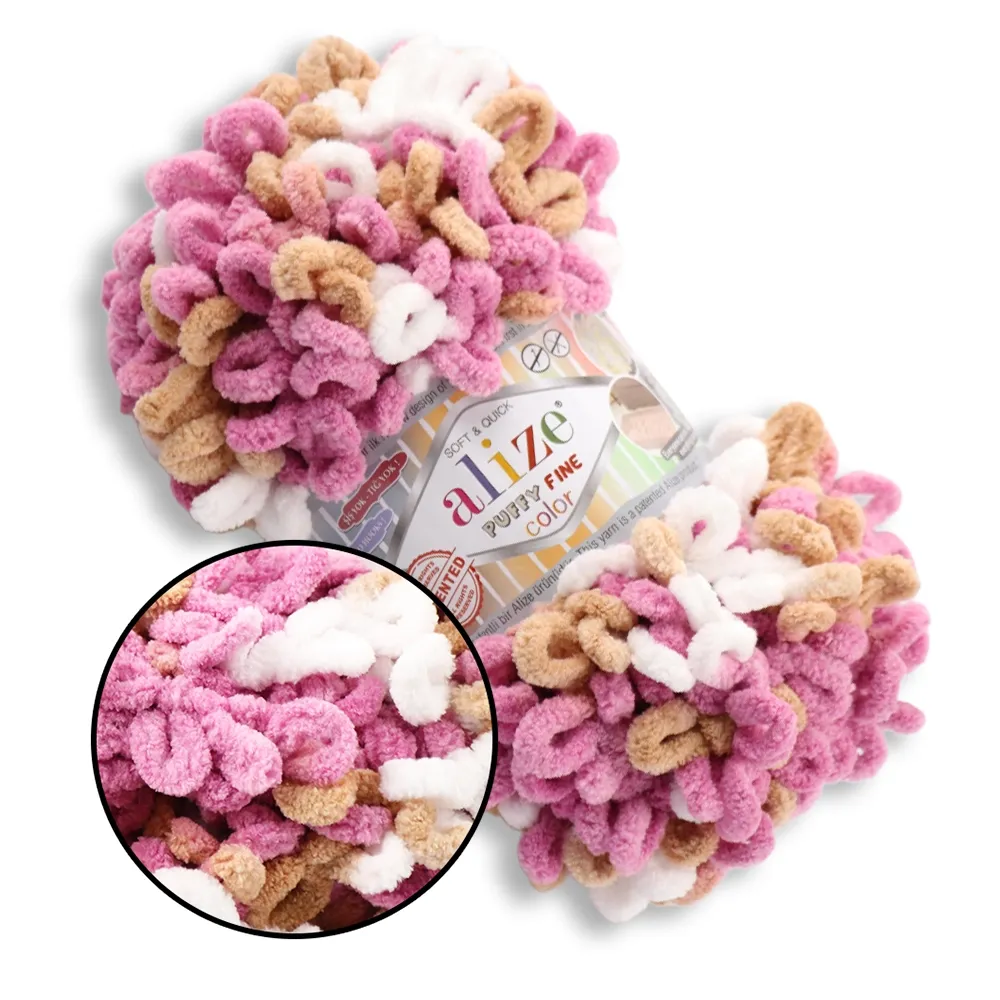Alize Puffy Fine Color, №6402 – купити | Candy Yarn