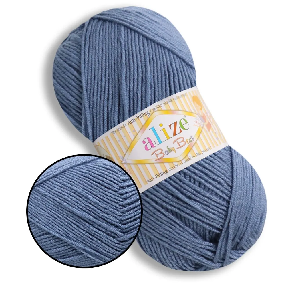 Alize Baby Best, Світлий індіго №418 – купити | Candy Yarn