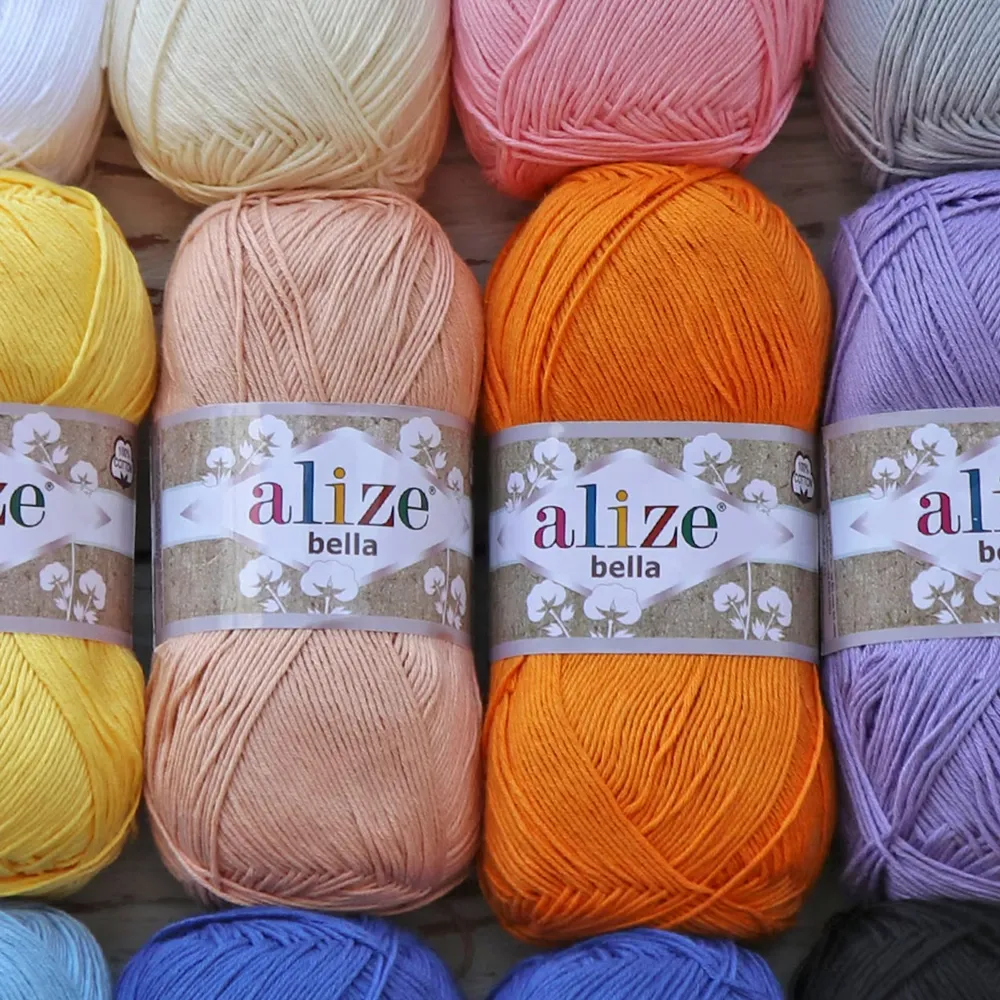 Alize Bella 100, Блакитний №40-бавовняна пряжа для в'язання – купити | Candy Yarn