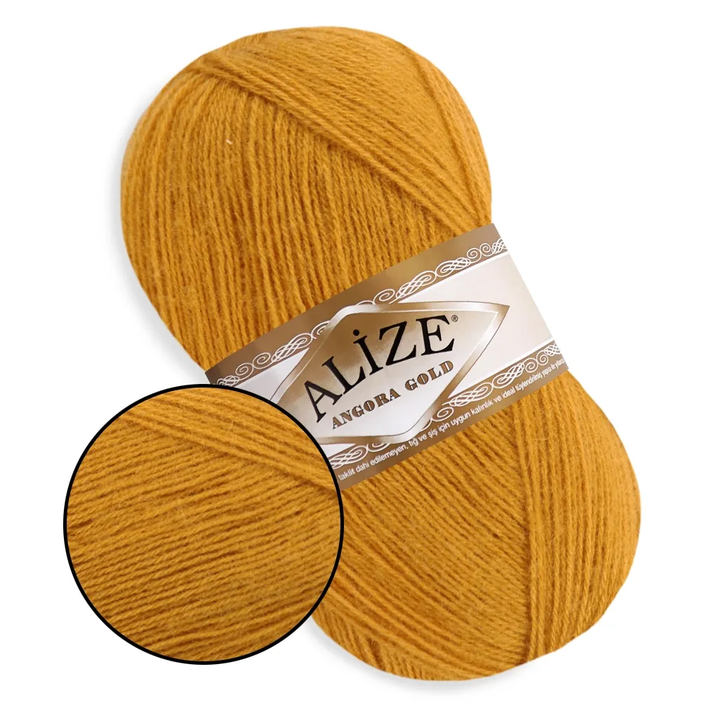 Alize Angora Gold, Шафран №002 – купити | Candy Yarn