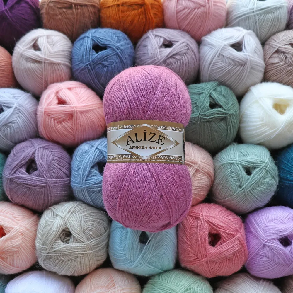 Alize Angora Gold, Вугільно Сірий №87 – купити | Candy Yarn