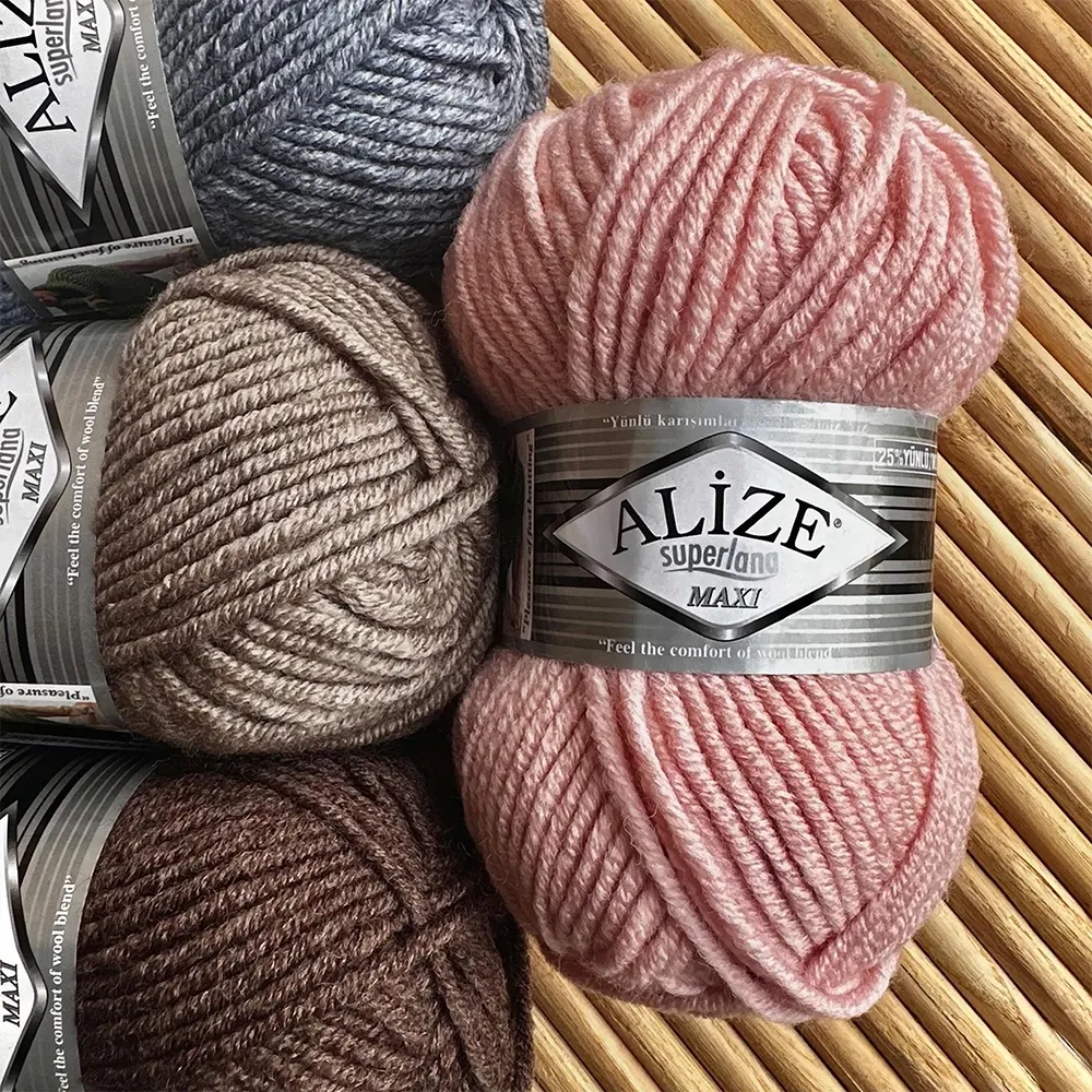 Alize Superlana maxi, Червоний №56 – купити | Candy Yarn