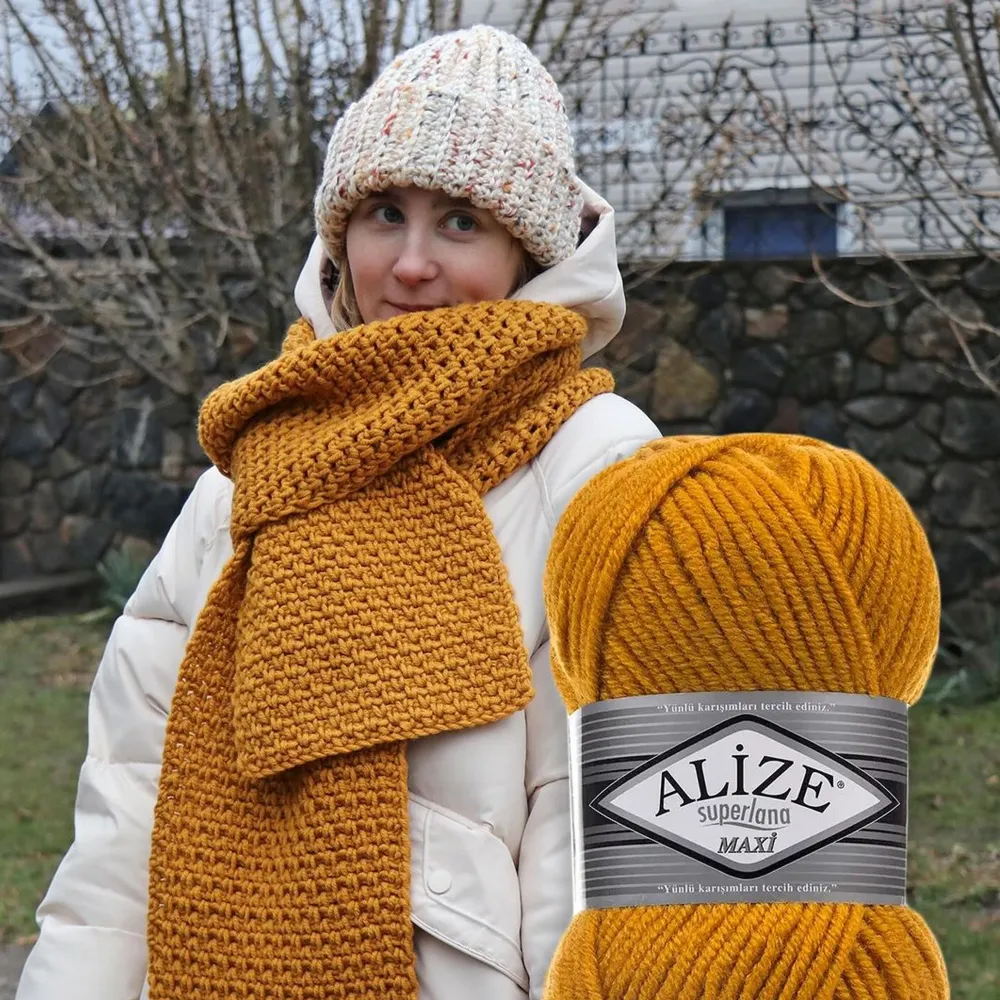 Alize Super Lana Maxi, Стальной №283 – купить | Candy Yarn