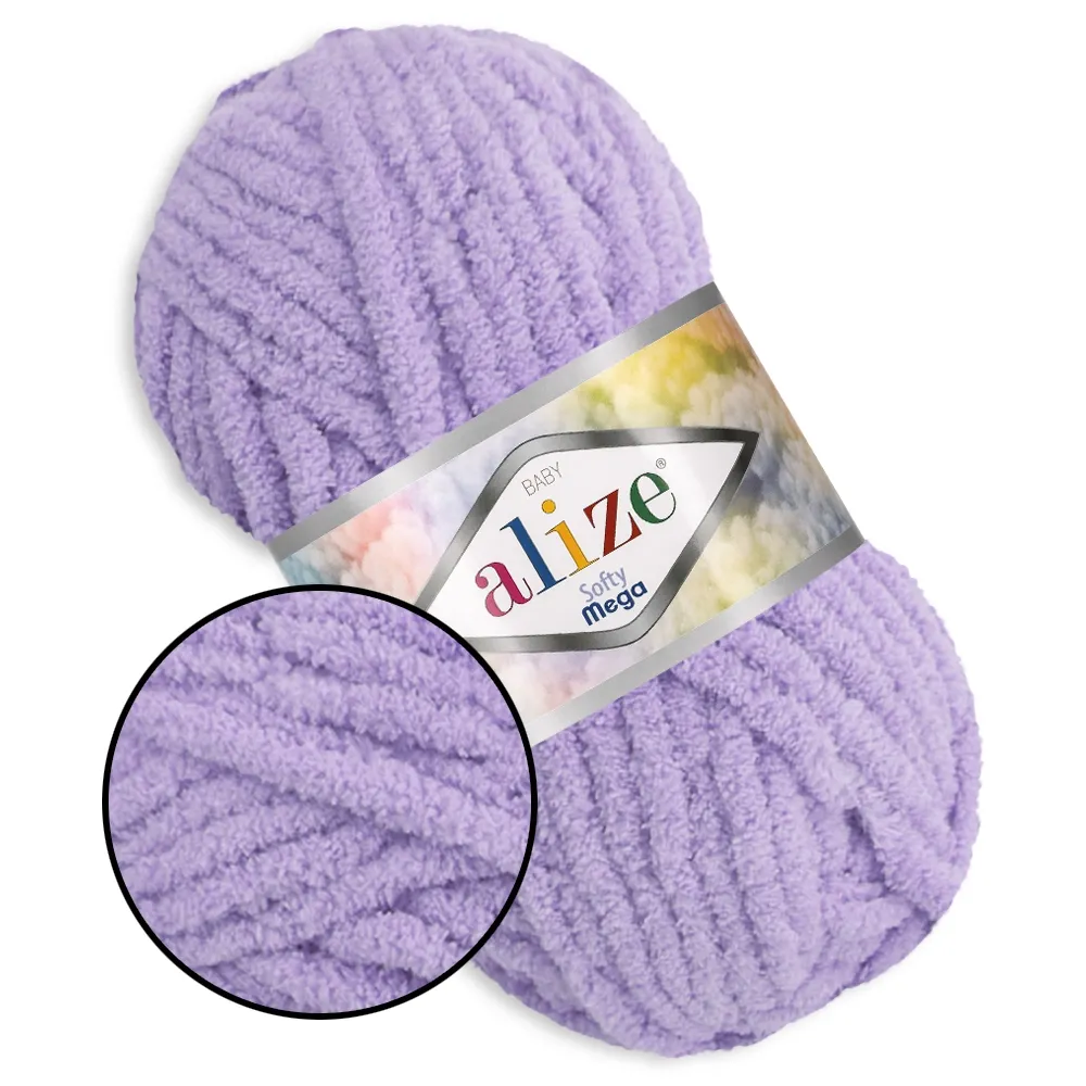 Alize Softy Mega, Лаванда №146 – купить | Candy Yarn