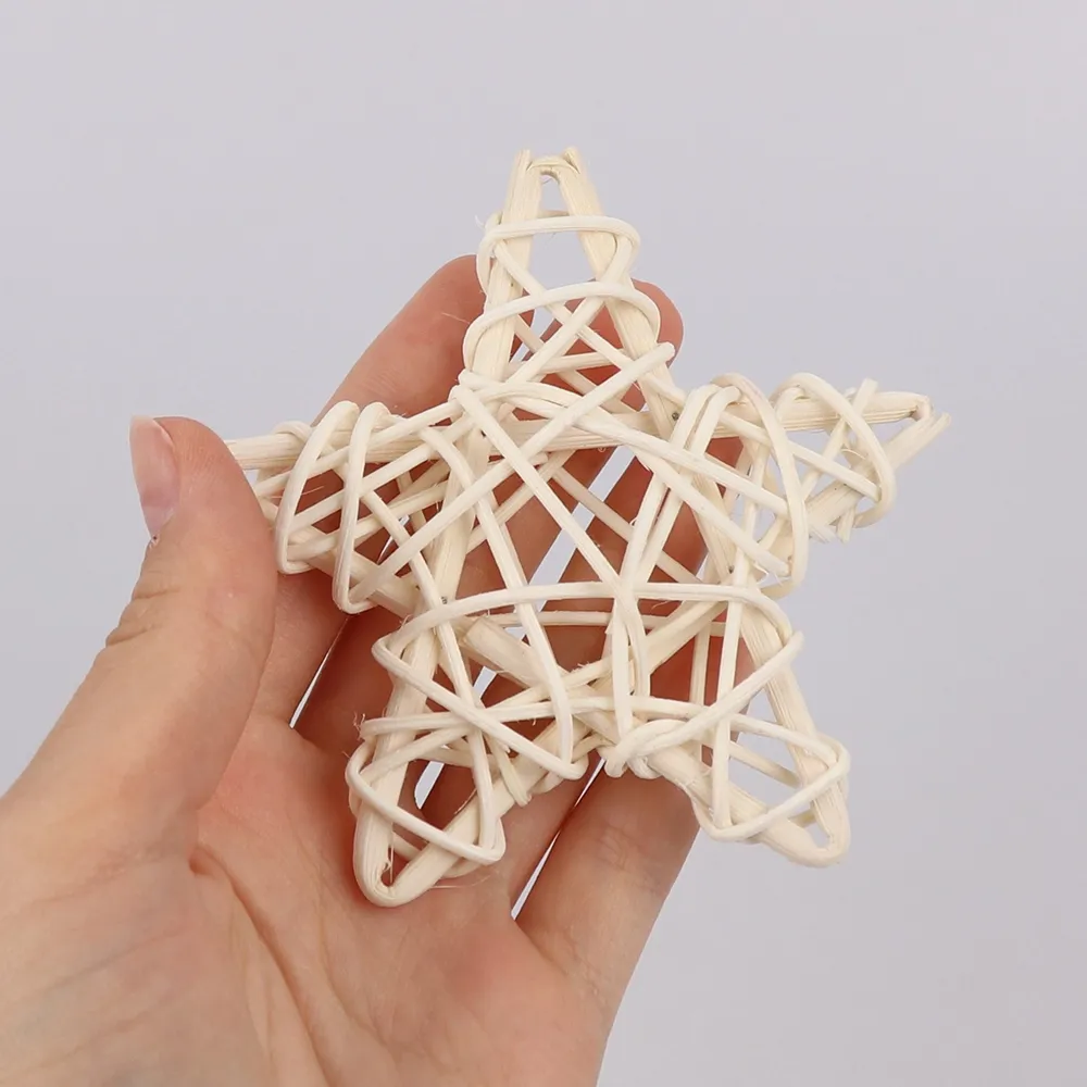 Основа для макрамі та ловця снів «Зірка» 9 см, ротанг – купити | Candy Yarn