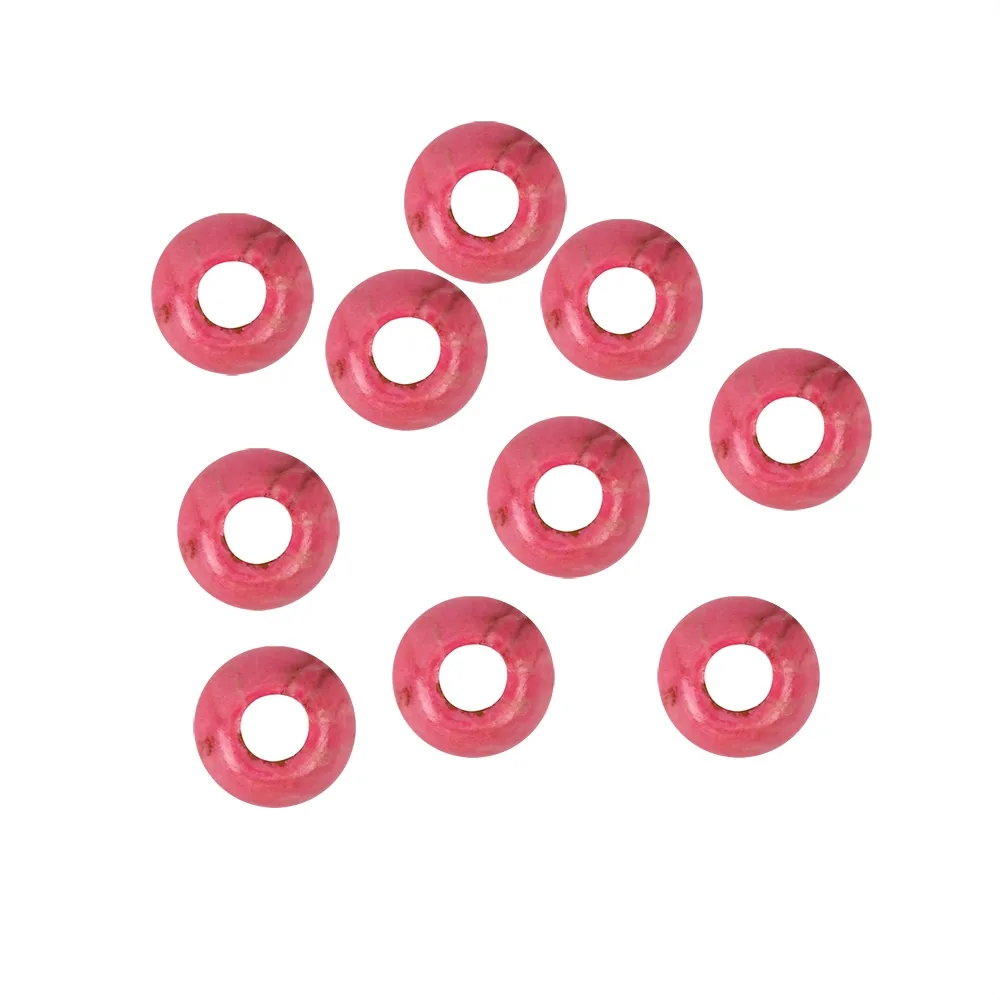 Намистина дерев'яна кругла Ø10 мм, пудрова, для макраме та рукоділля, 10 шт – купити | Candy Yarn