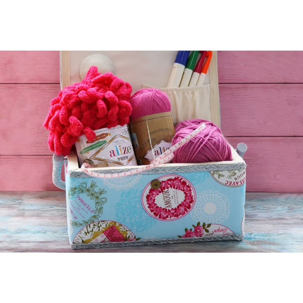 Скринька для рукоділля, 059А, 24*17.5*13см 120-13 – купити | Candy Yarn
