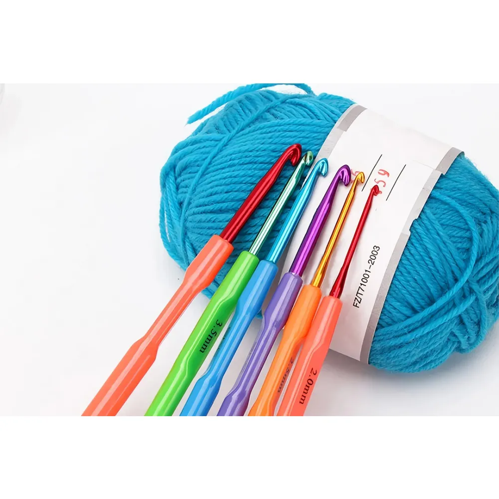 Крючок SKC алюминиевый с пластиковой ручкой, 5.00мм – купить | Candy Yarn