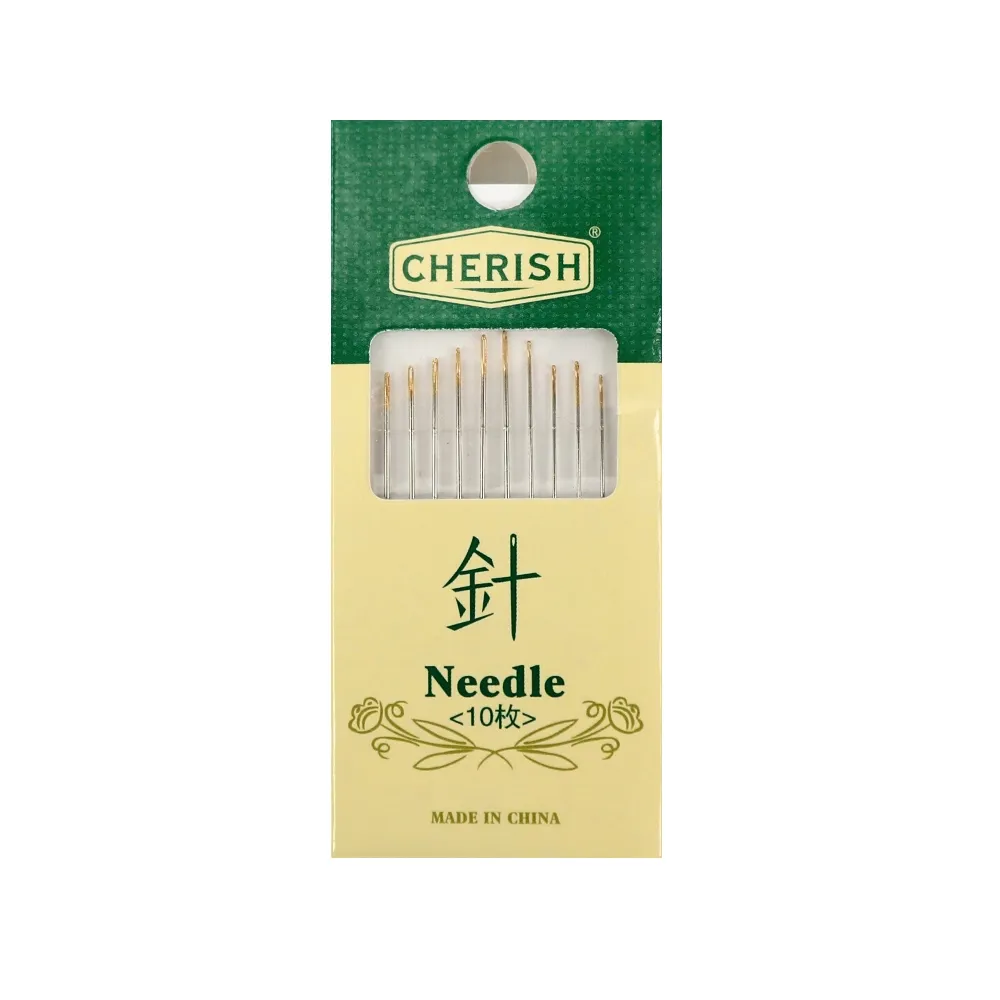 Иглы для вышивания Cherish (811771), 10 шт, золотое ушко – купить | Candy Yarn