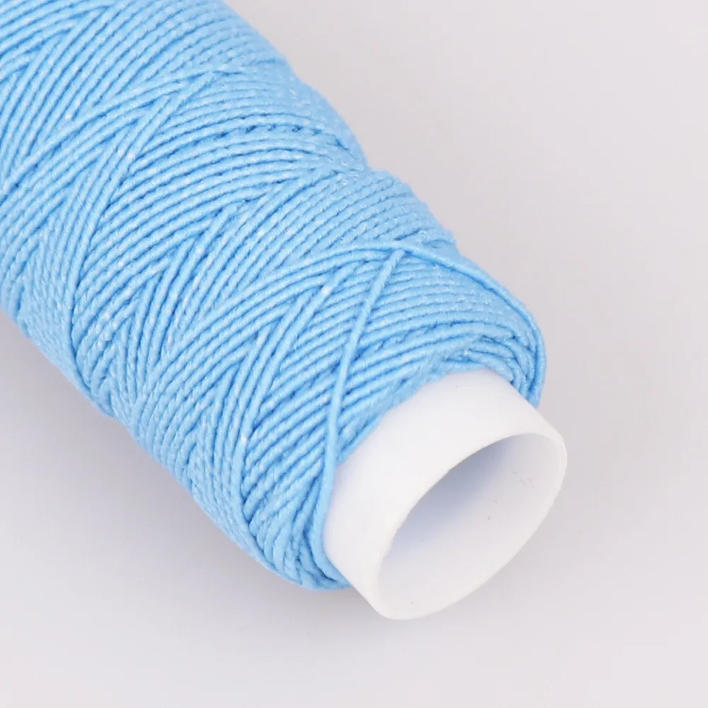 Нитка-резинка 0.6 мм, 20 м, голубая – купить | Candy Yarn