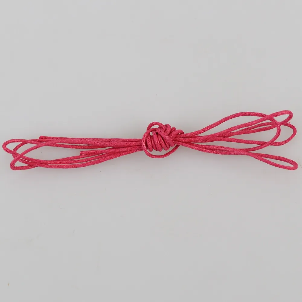 Шнур вощенный 1мм, 1м, розовый – купить | Candy Yarn