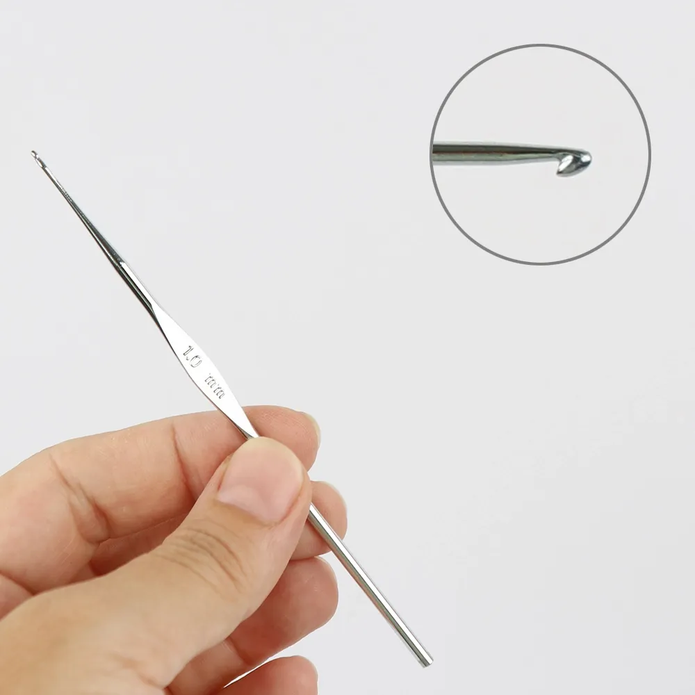 Гачок без ручки Addi для в'язання тонкої пряжі, 1.00мм, 130-7 – купити | Candy Yarn