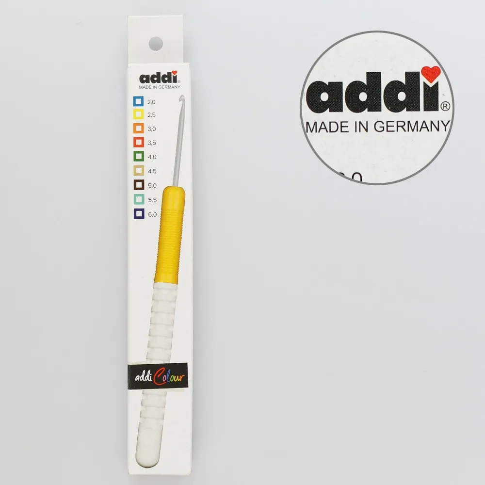 Гачок алюмінієвий з ручкою 3.50мм Addi 148-7 – купити | Candy Yarn