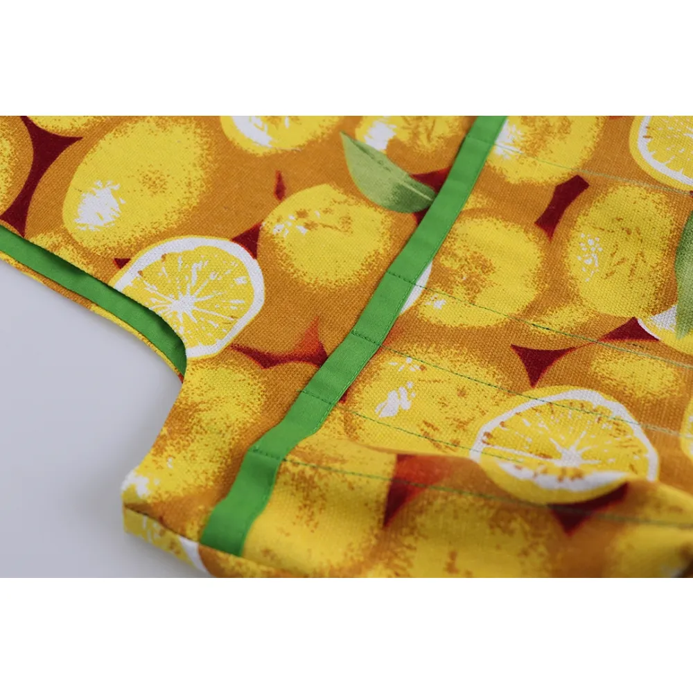 Сумка для в'язання Лимони, бавовна – купити | Candy Yarn