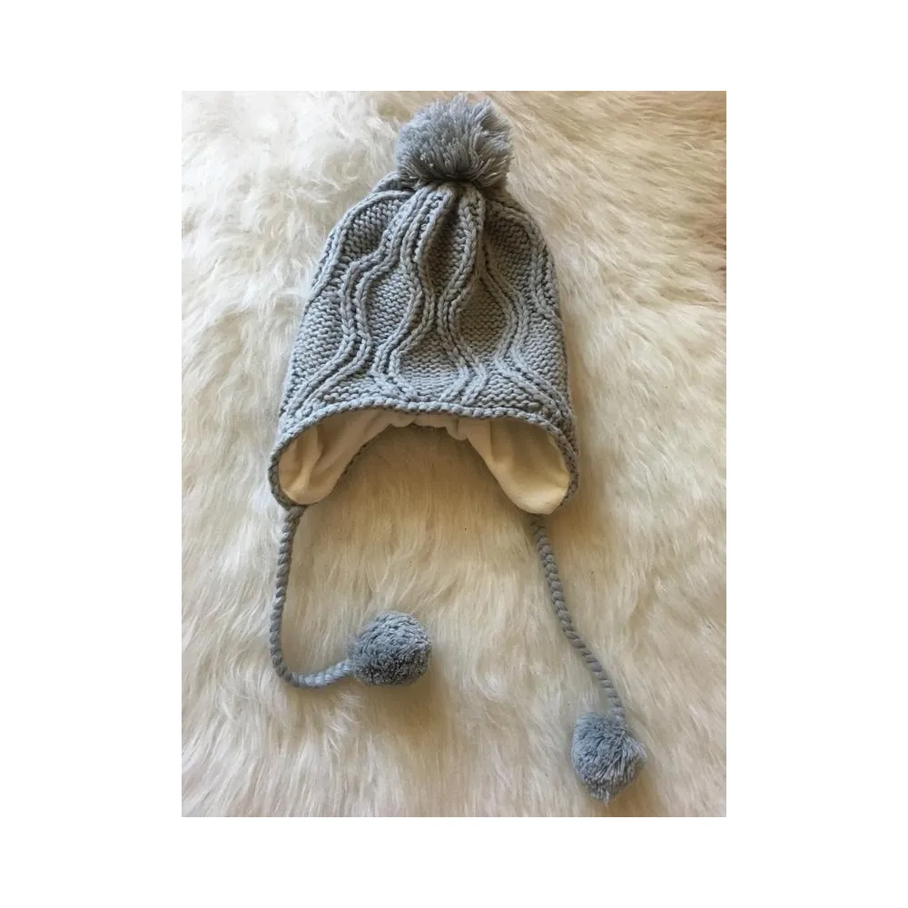 Підкладка для шапки з ушками, 42см, Синяя – купити | Candy Yarn