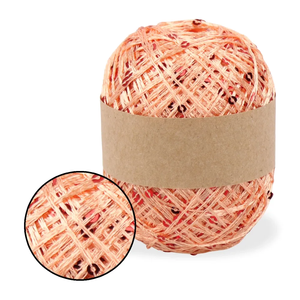 Пайетка 3мм, 50г/275м дополнительная нить для вязания – купить | Candy Yarn