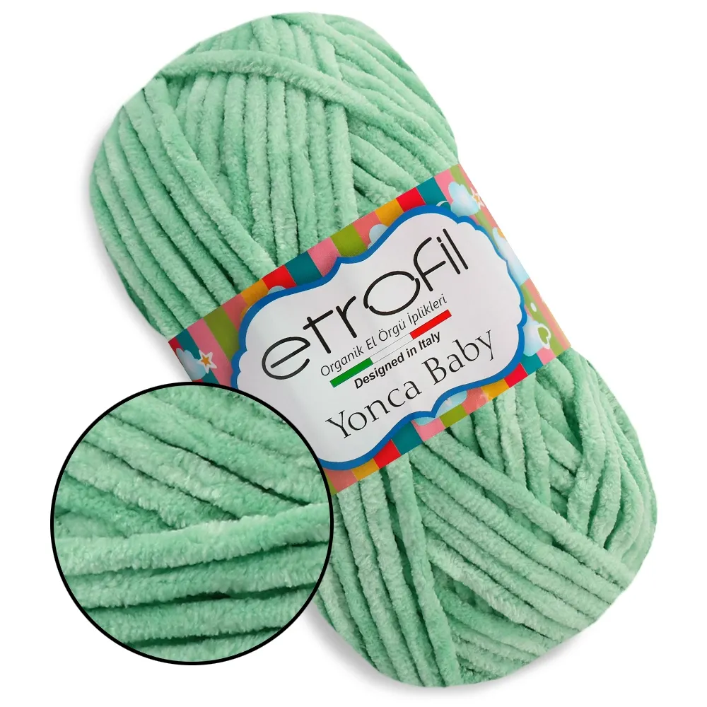 Etrofil Yonca Baby, плюшевая пряжа для вязания – купить | Candy Yarn