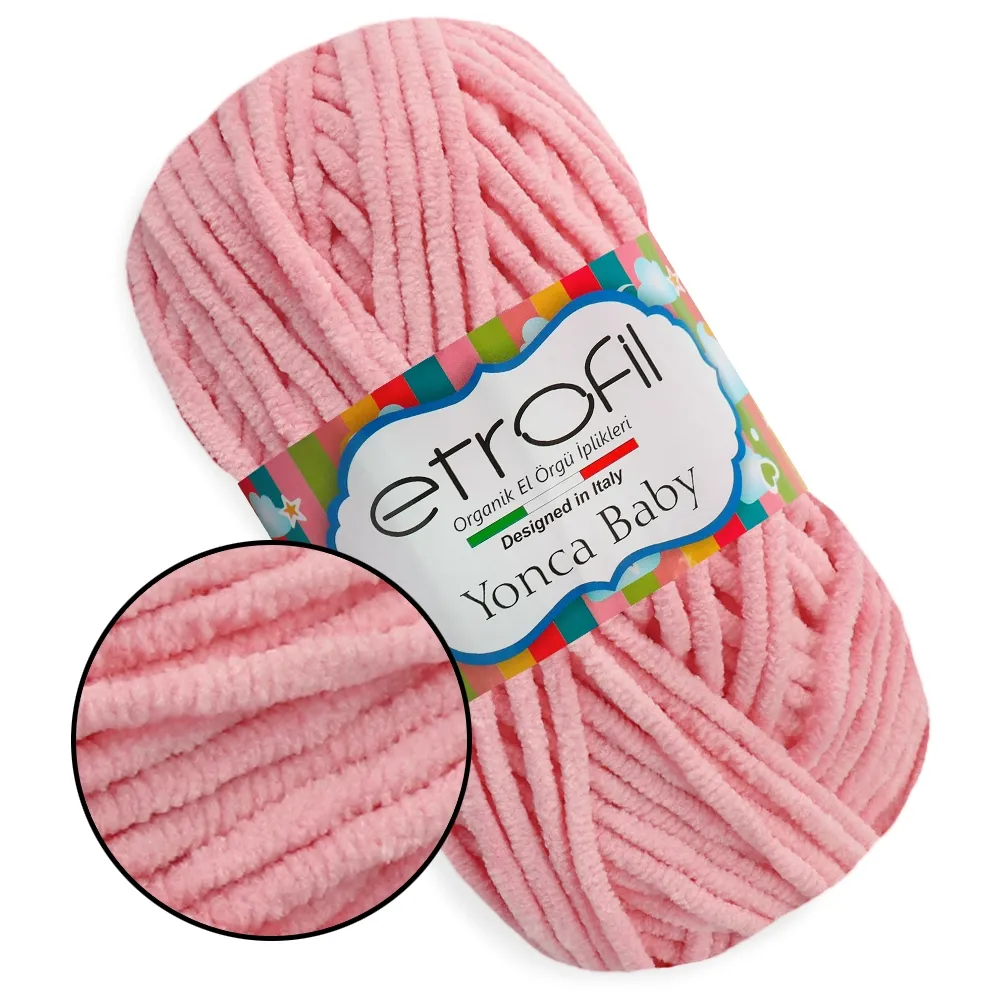 Etrofil Yonca Baby, Рожевий №73015 – купити | Candy Yarn