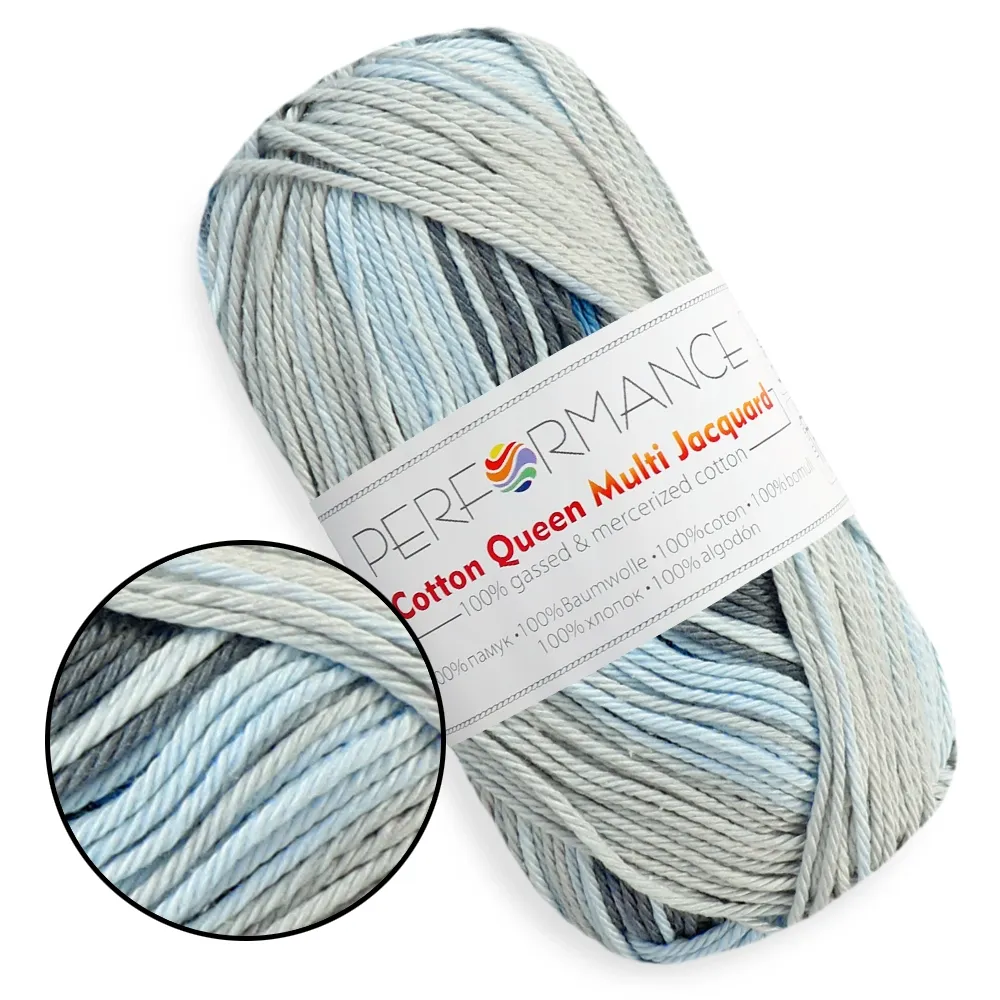 Performance Cotton Queen Multi Jacquard, №10488 – купить | Candy Yarn