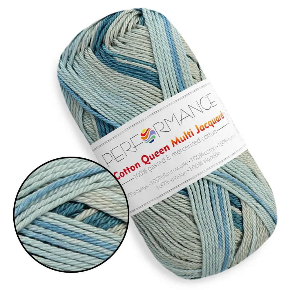 Performance Cotton Queen Multi Jacquard, №10489 – купить | Candy Yarn