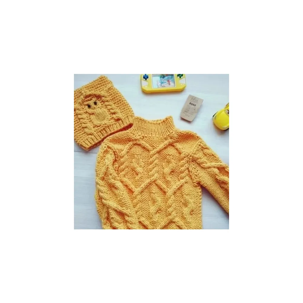 FibraNatura Dona, Гірчичний №106-03 – купити | Candy Yarn