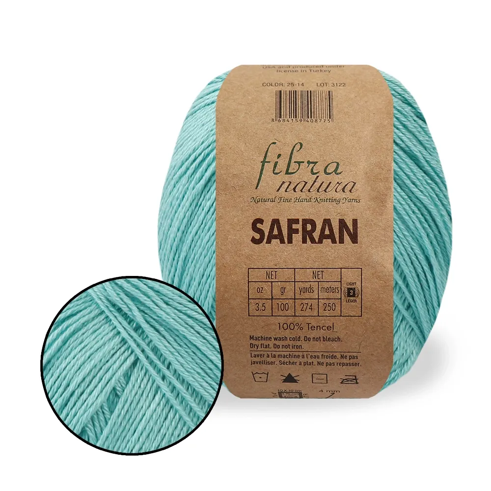 FibraNatura Safran, Лазурь №25-09 – купить | Candy Yarn