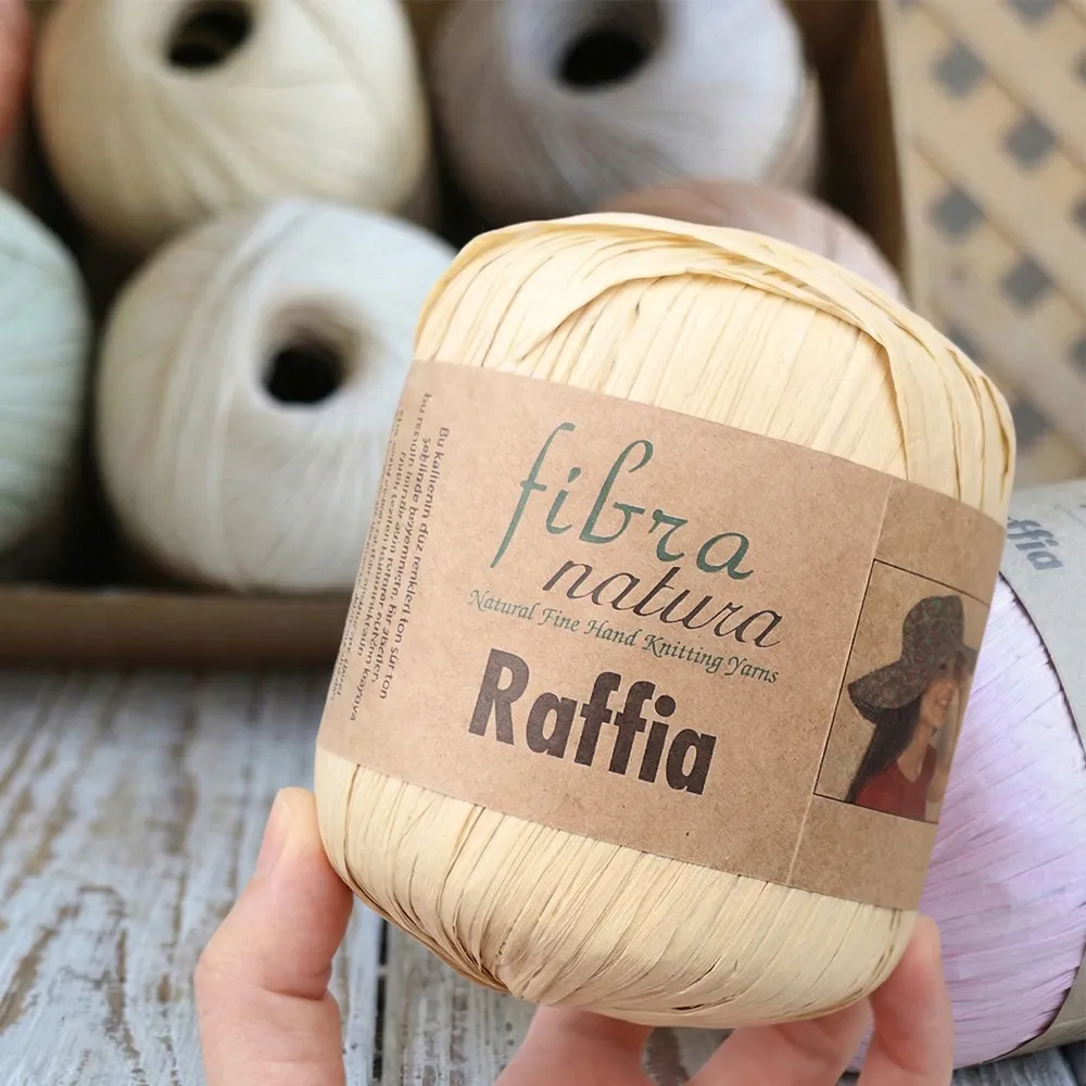 FibraNatura Raffia, Соломка 116-02 – купити | Candy Yarn