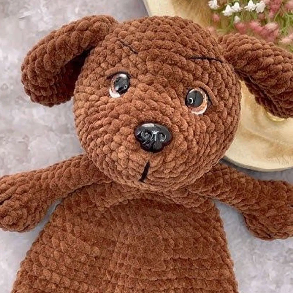 Ніс для іграшок фігурний, чорний 16мм×19мм – купити | Candy Yarn