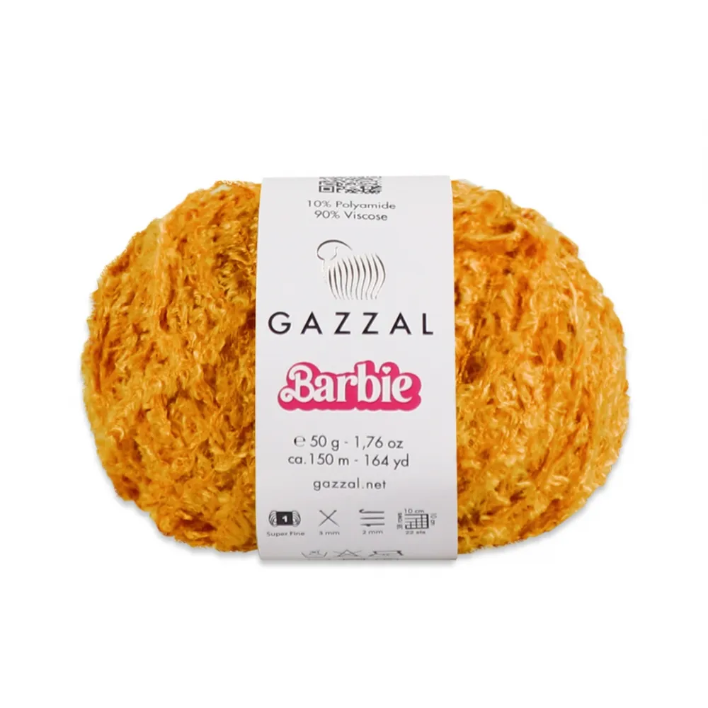 Gazzal Barbie, Горчица №10711 – купить | Candy Yarn