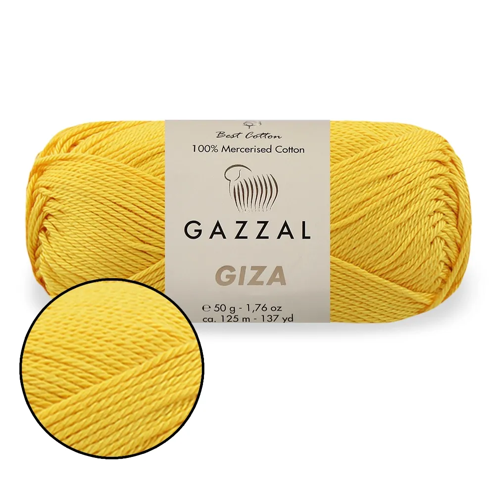 Gazzal Giza, Жовток №2464 – купити | Candy Yarn