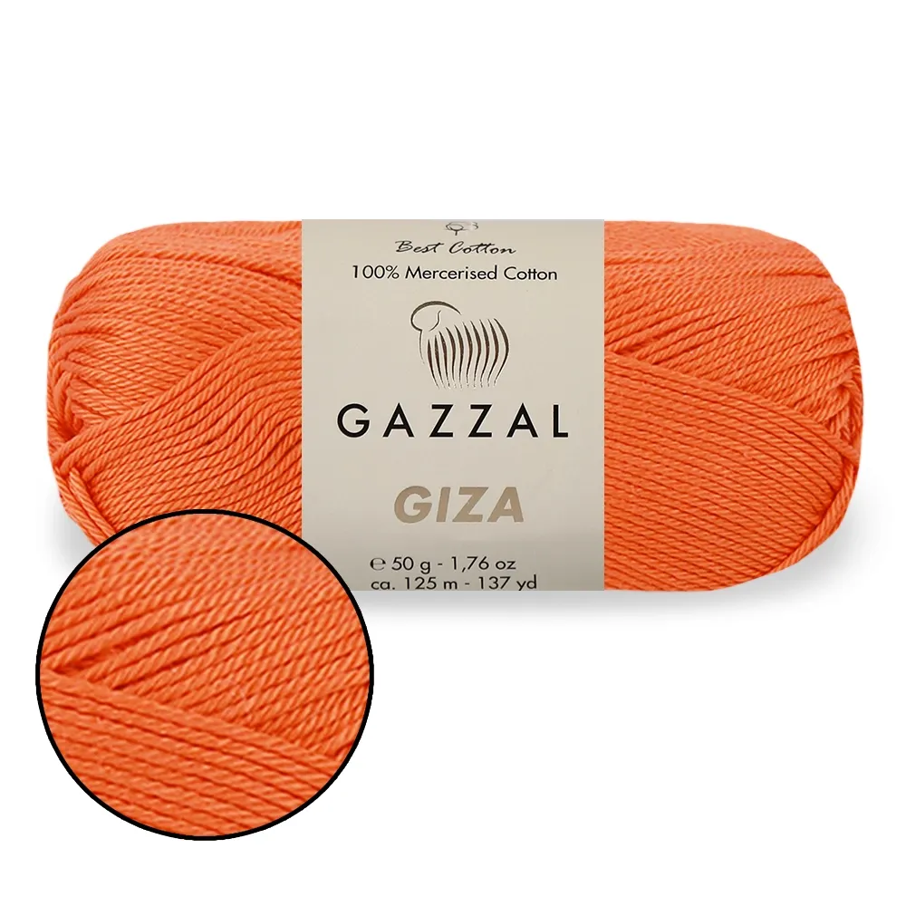 Gazzal Giza, Мандарин №2465 – купити | Candy Yarn