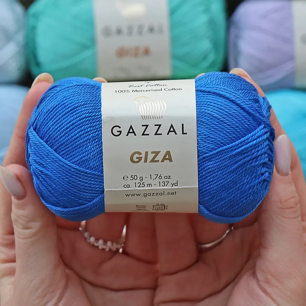 Gazzal Giza, Лазурный №2482 – купить | Candy Yarn