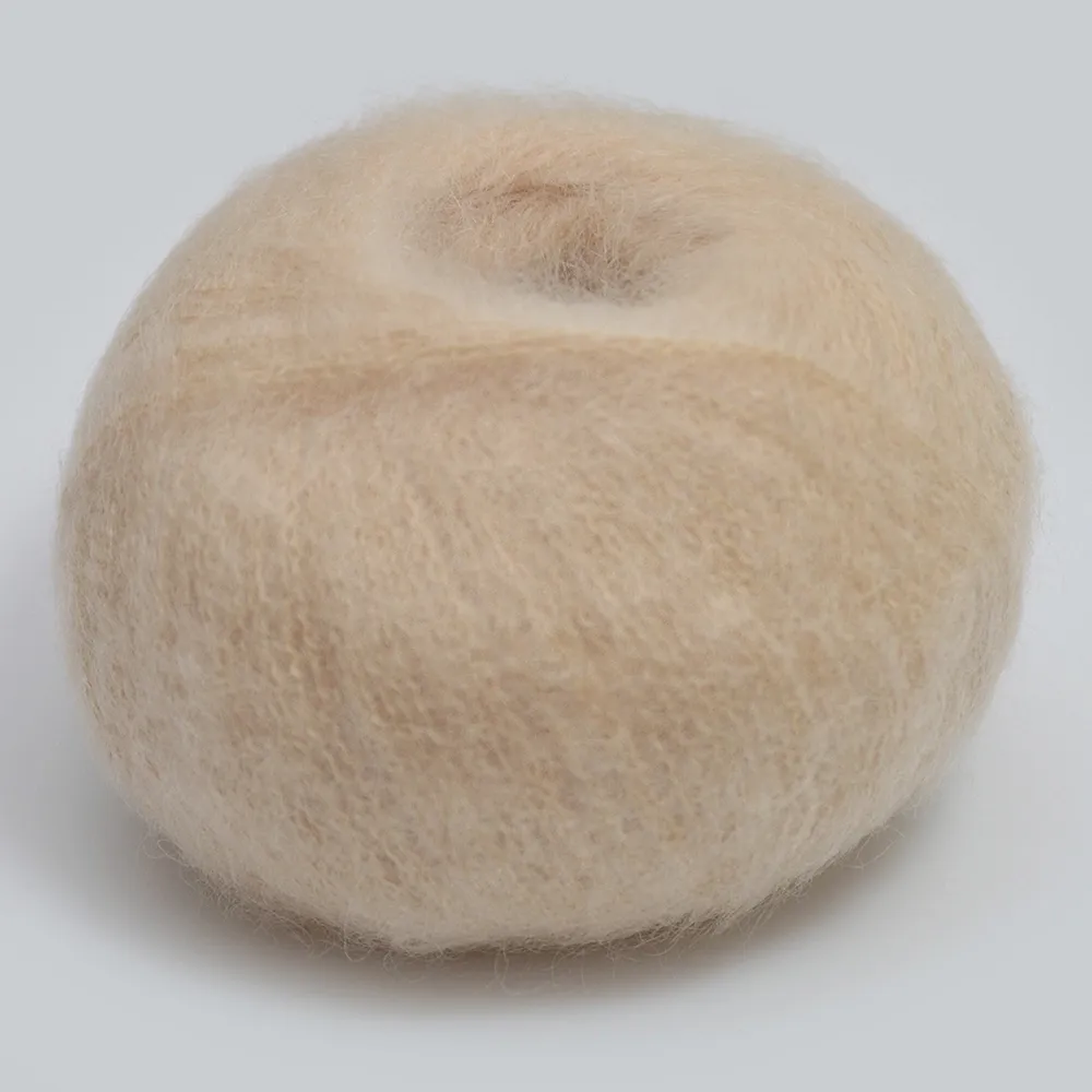 Gazzal Super Kid Mohair, Крем №64404, пряжа для павутинки з мохера – купити | Candy Yarn