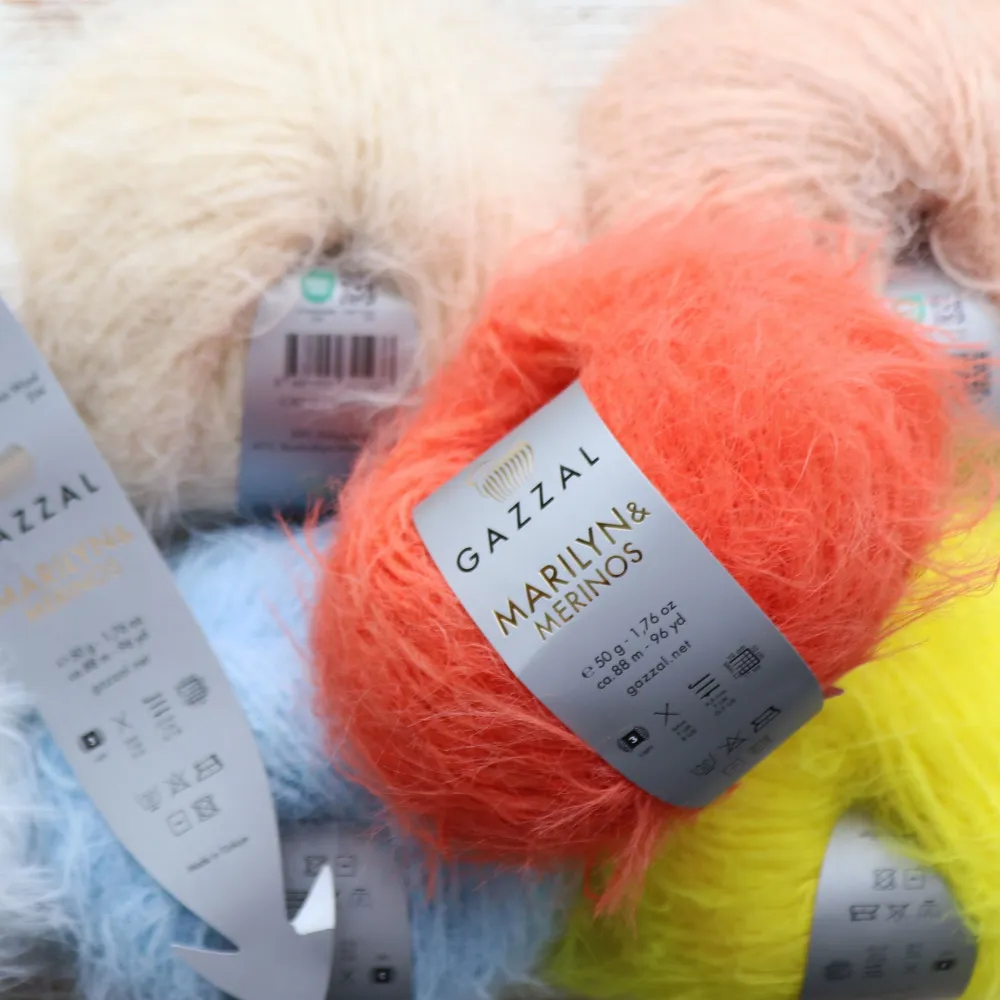 Gazzal Marilyn & Merinos, Клубничный крем №8256 – купить | Candy Yarn
