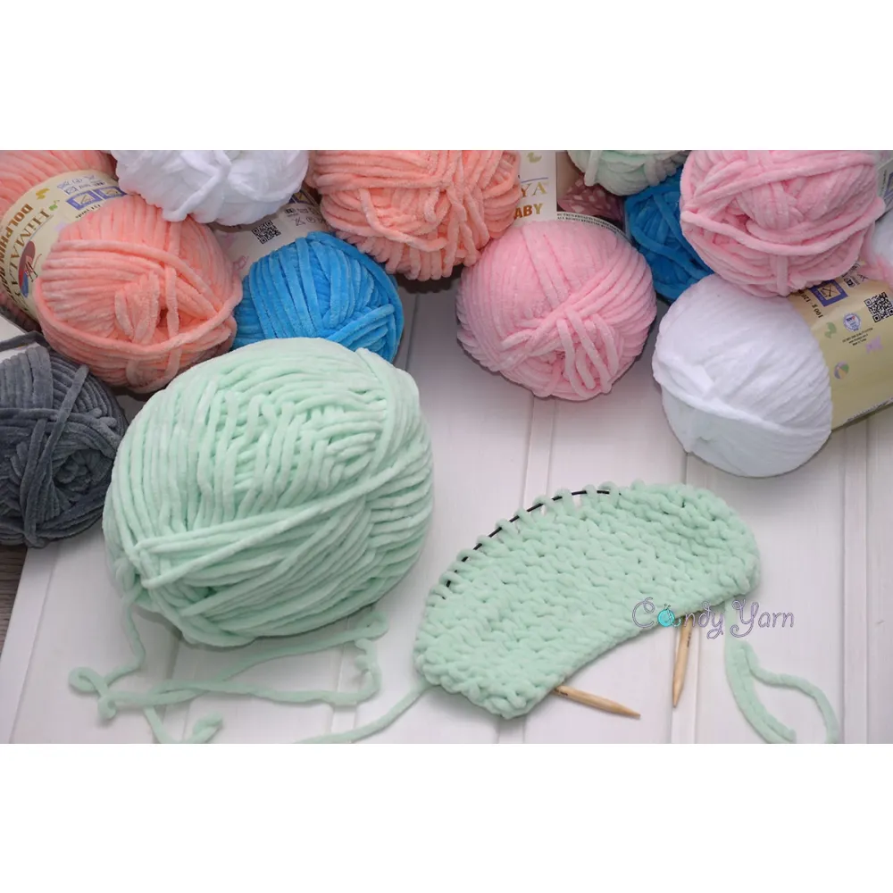 Himalaya Dolphin Baby, Попелястий №80357 – купити | Candy Yarn
