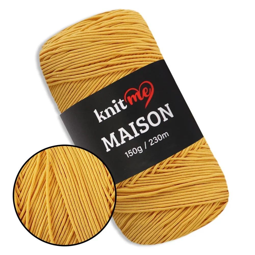Шнур для в'язання сумок та капелюхів 2мм, Knit Me Maison, Оранж №12 – купити | Candy Yarn
