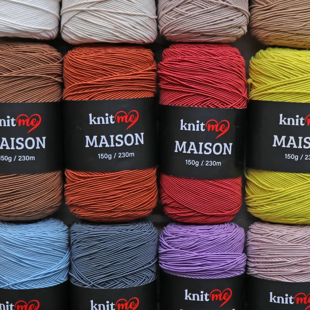 Шнур для в'язання сумок та капелюхів 2мм, Knit Me Maison, Оранж №12 – купити | Candy Yarn